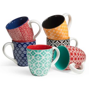 Mosaian Coffee Mugs - Set of 6