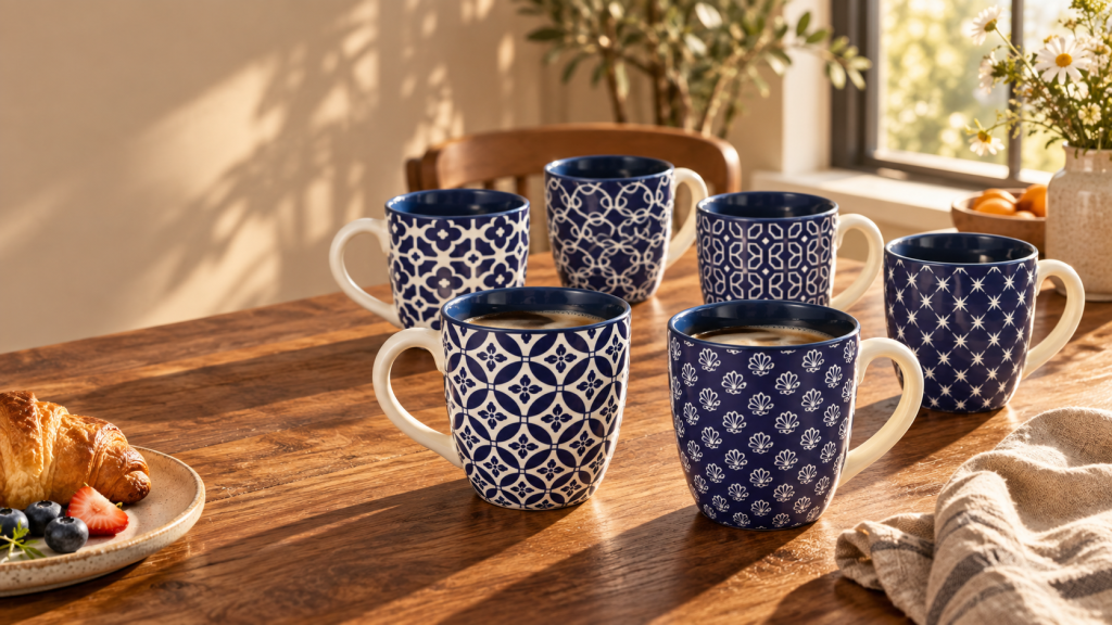 Morning mug scene concept